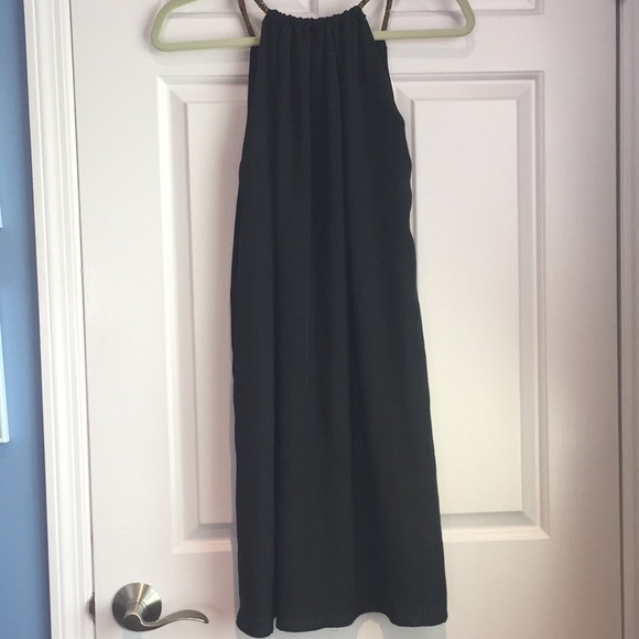 Neiman Marcus Cord-Neck Halter Dress Size S - Picture 5 of 6